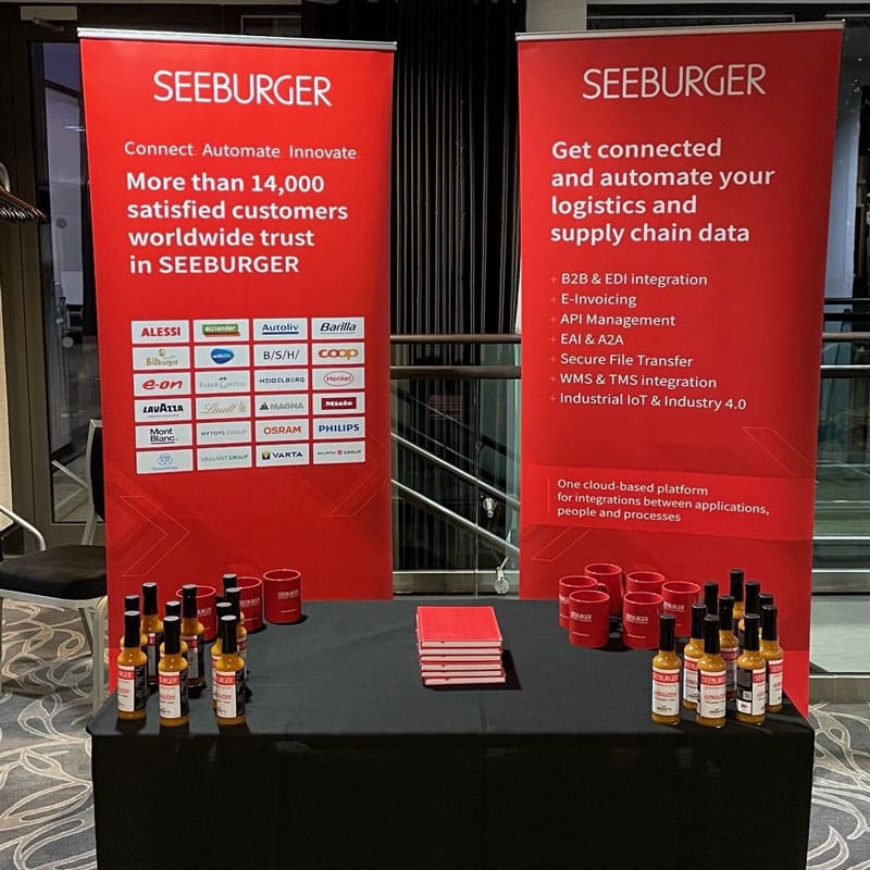Branded chilli sauce for promotional events